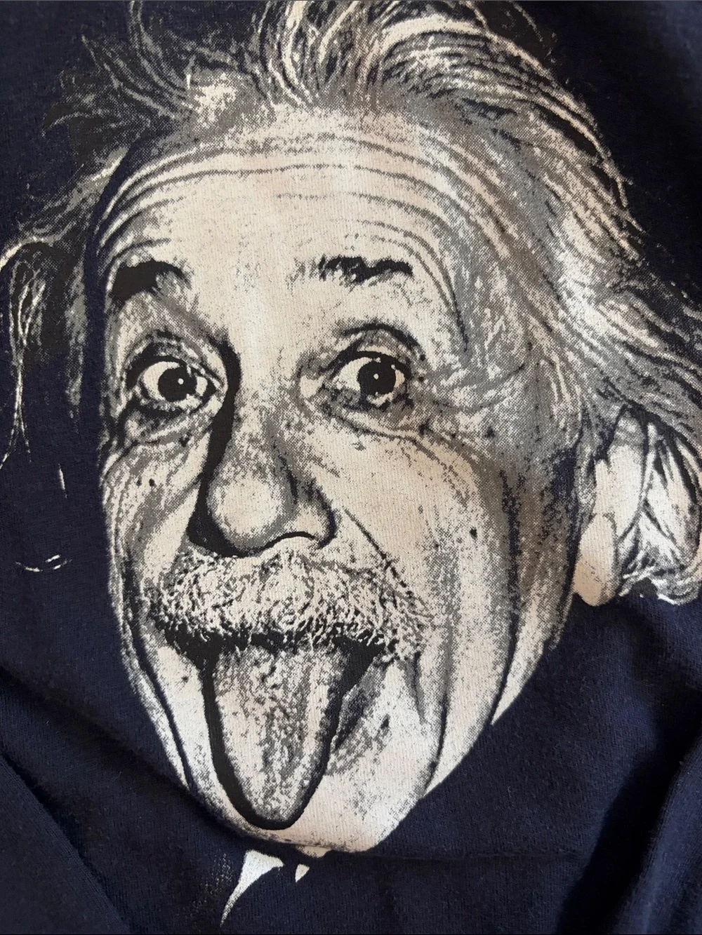 GAP Black Long-Sleeve Graphic Einstein Print